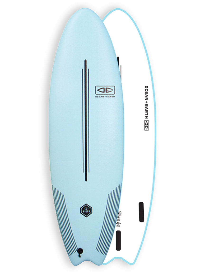 5'6 Ocean & Earth Ezi Rider Softboard - Fins Included – Sanbah