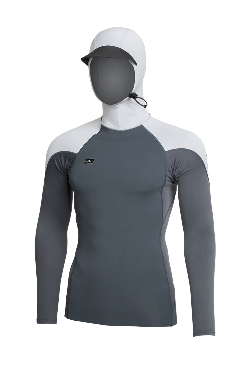 O'Neill Mens Thinskins Neo Long Sleeve Hooded Rashshirt