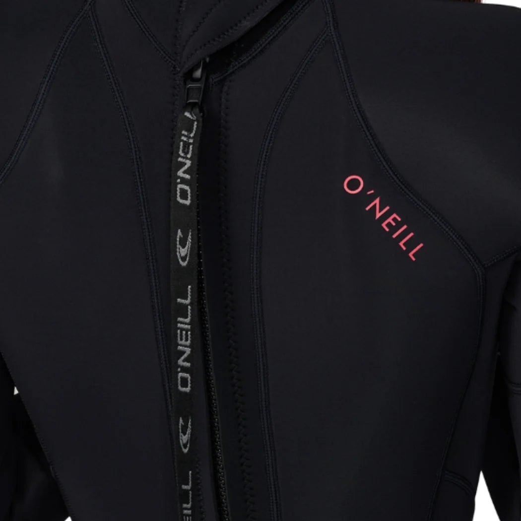O'Neill Womens 2mm Bahia Back Zip Long Sleeve Boyleg Springsuit