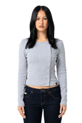 Rusty Womens Button Up Long Sleeve Top