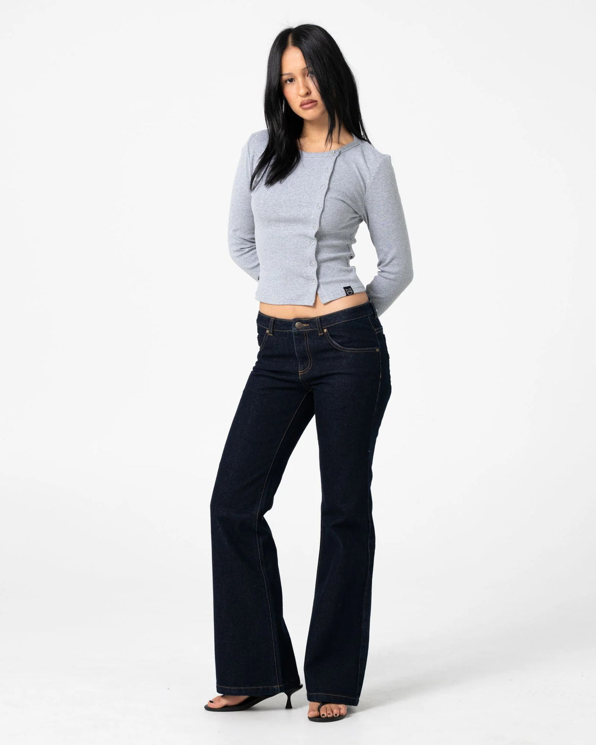 Rusty Womens Button Up Long Sleeve Top