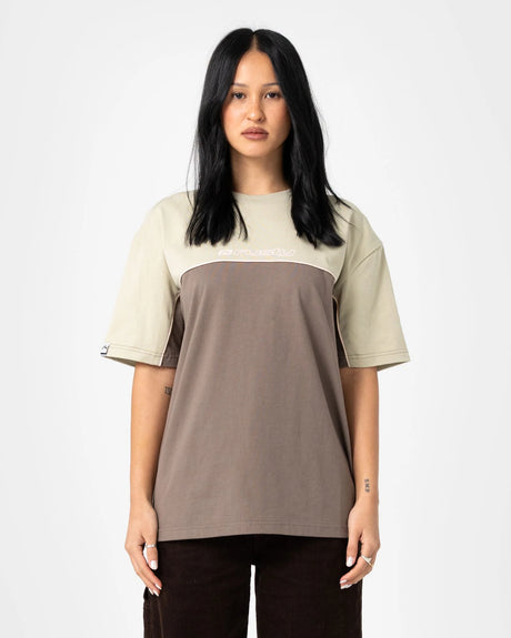 Rusty Womens Polar Popped Oversized Tee