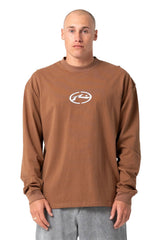Rusty Mens Turbo Long Sleeve Oversized Tee