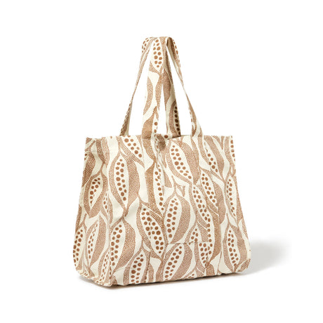 Salty Shadows Oversized Canvas Beach Bag