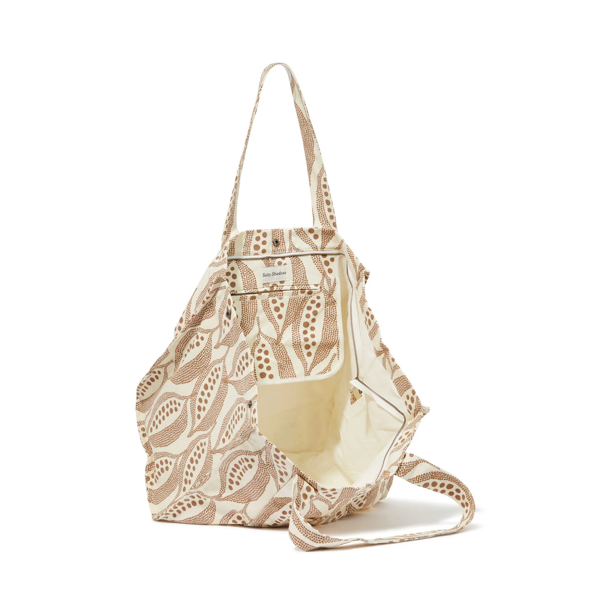 Salty Shadows Oversized Canvas Beach Bag