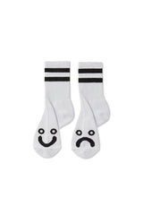 Polar Skate Co Happy Sad Crew Socks