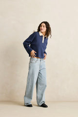 Rhythm Rugby Polo Knit Sweater