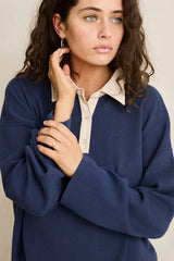 Rhythm Rugby Polo Knit Sweater