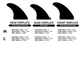Firewire Spun Honey 5 Fin Set - Single Tab (Futures Compatible)