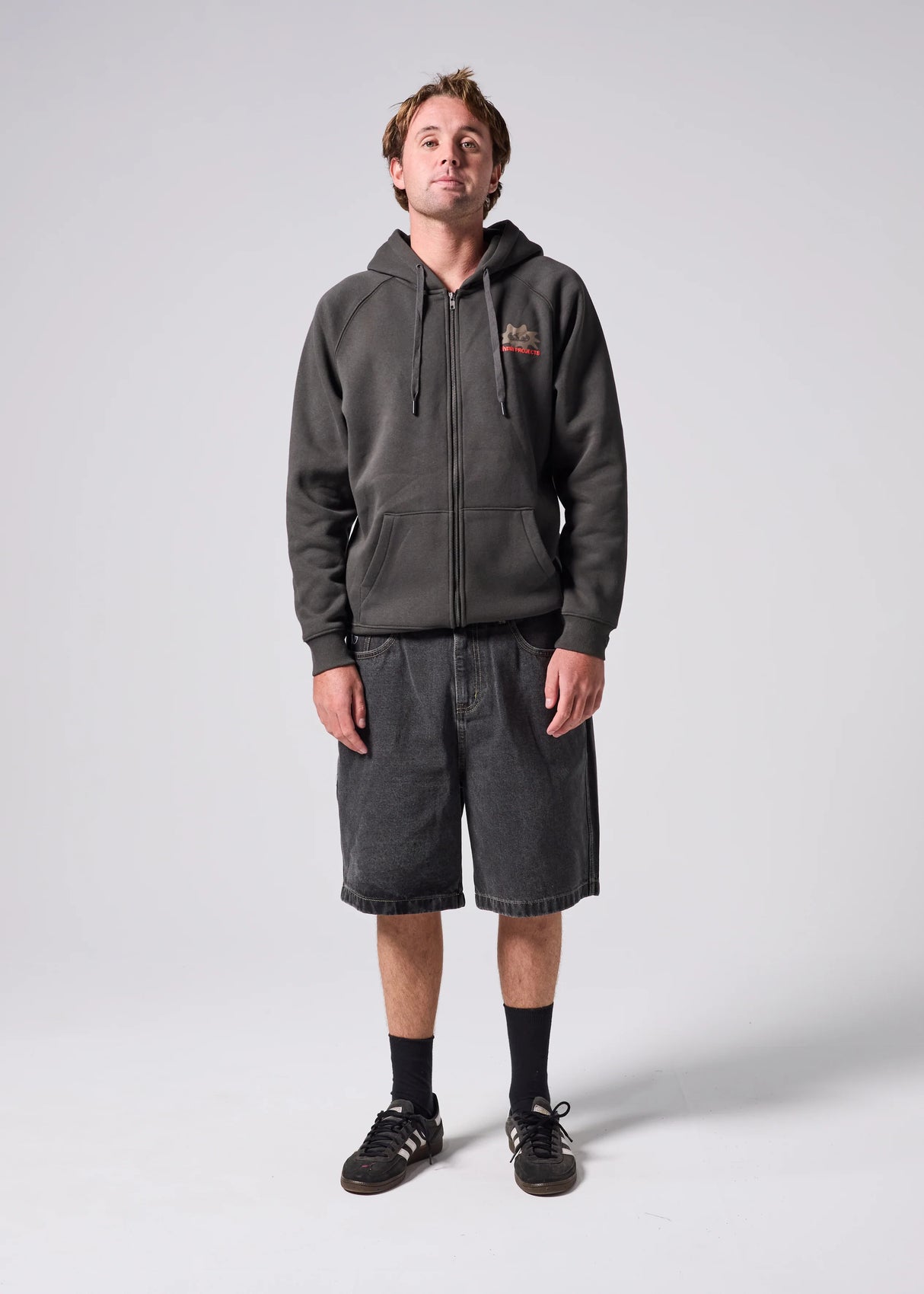 Rivvia World Splat Front Zip hood
