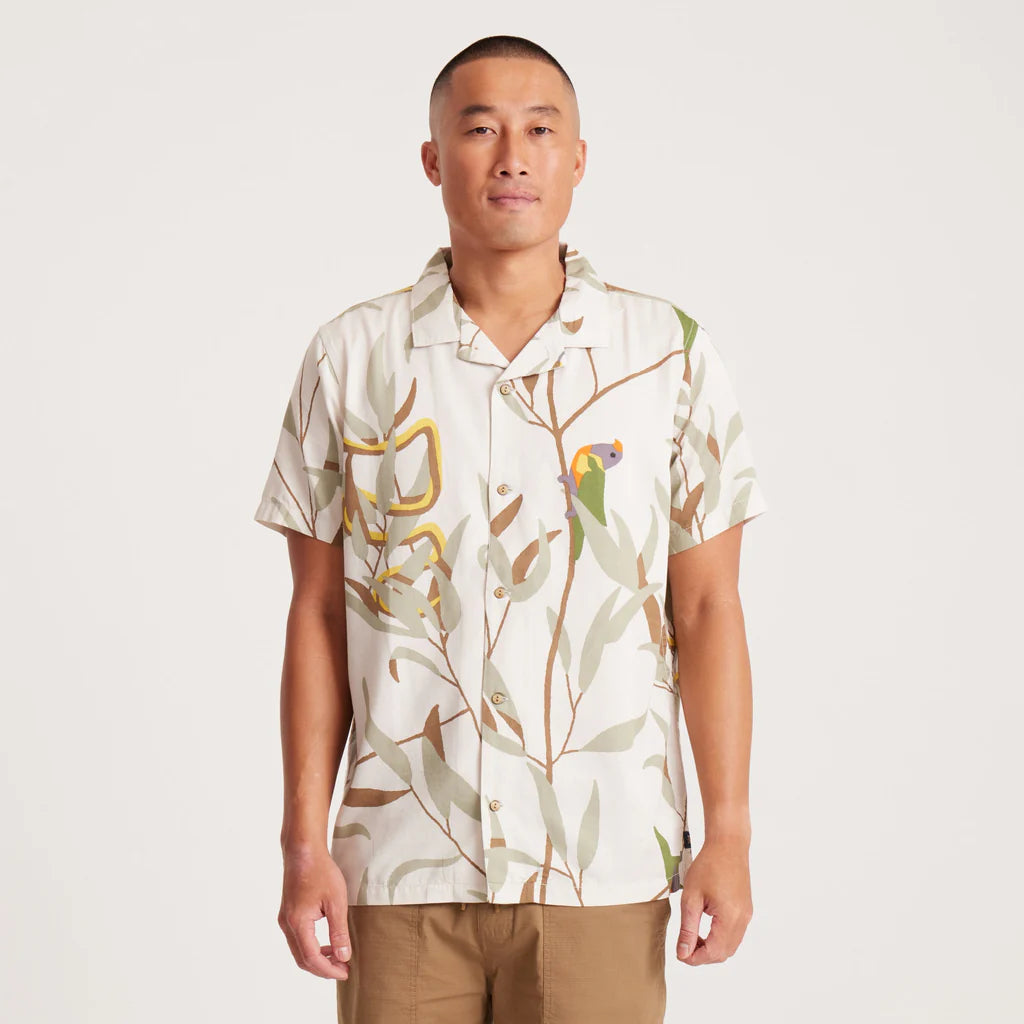 Roark Mens Gonzo Short Sleeve Button Up Shirt