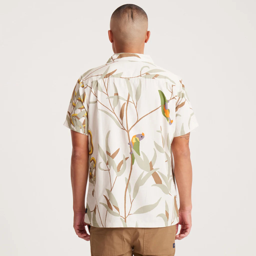 Roark Mens Gonzo Short Sleeve Button Up Shirt