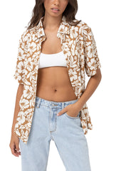 Rhythm Womens Pacific Short Sleeve Shirt