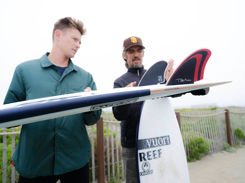 Firewire Rob Machado Twin Keel Fin Set - Single Tab