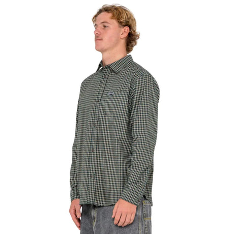 Rusty Mens Datsun Check L/S Shirt