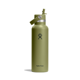 Hydro Flask 21oz (621ml) Standard Mouth Bottle with Flex Straw Cap