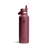 Hydro Flask 21oz (621ml) Standard Mouth Bottle with Flex Straw Cap
