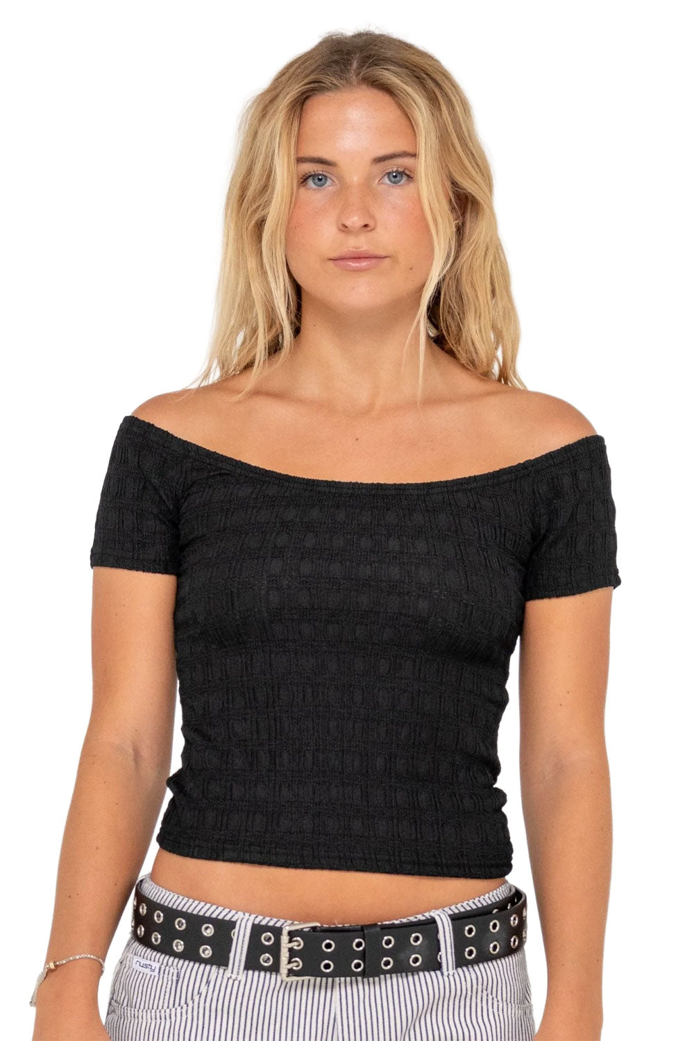 Rusty Ciao Bella Off Shoulder Top