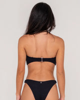 Rusty Sandalwood Bandeau Bikini Top