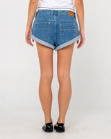 Rusty Pheonix Denim Mini Short
