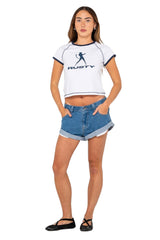 Rusty Pheonix Denim Mini Short