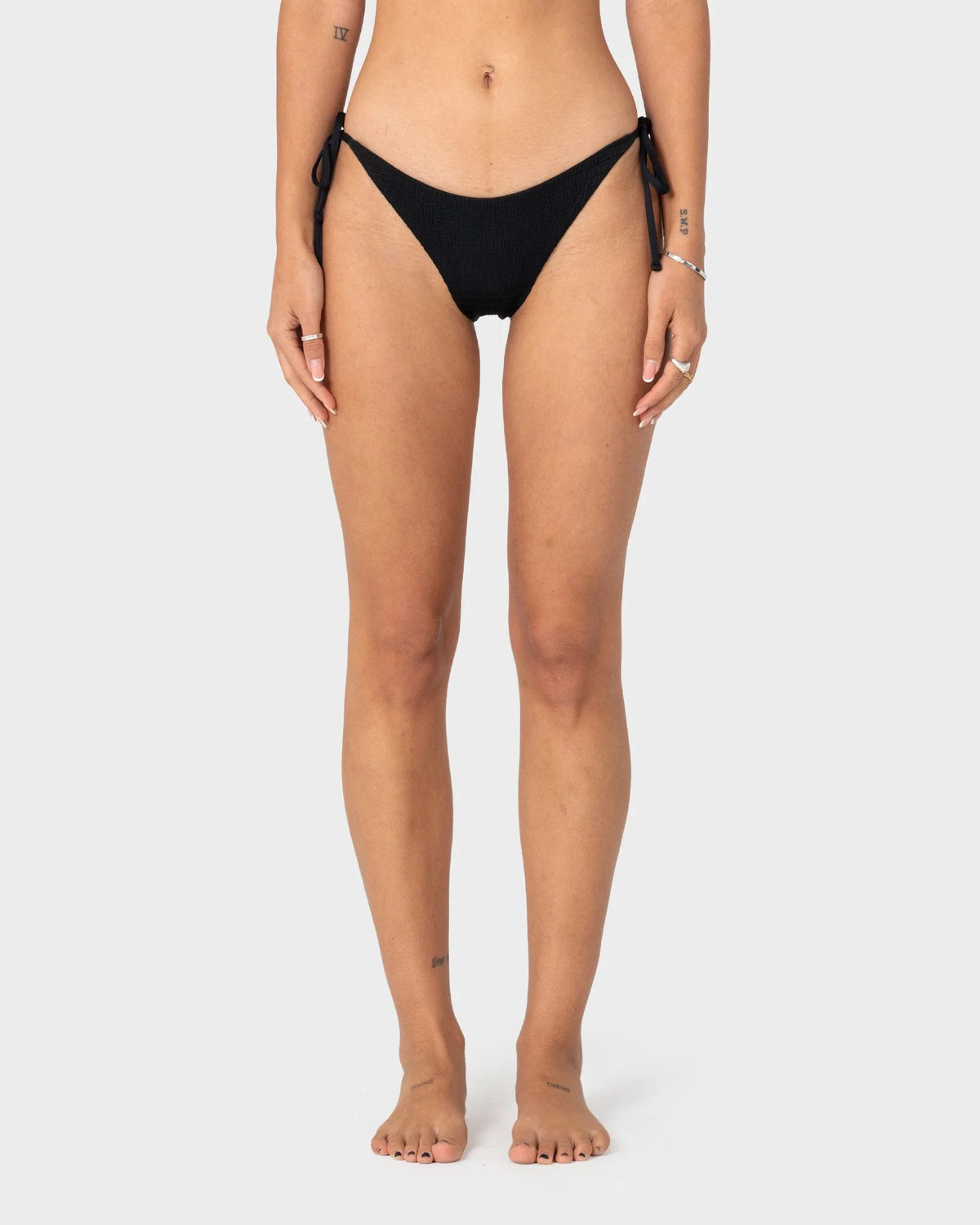Rusty Cedar Side Tie Midi Bikini Bottom