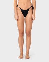 Rusty Cedar Side Tie Cheeky Bikini Bottom