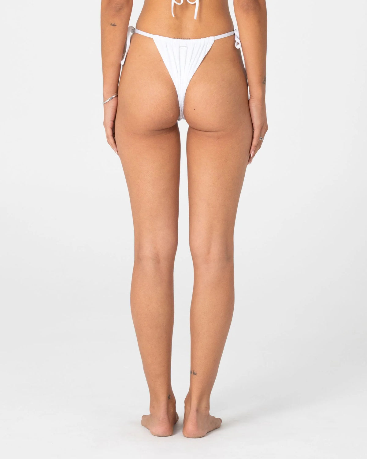Rusty Cedar Side Tie Cheeky Bikini Bottom