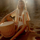 Sunny Life Round Picnic Cooler Basket