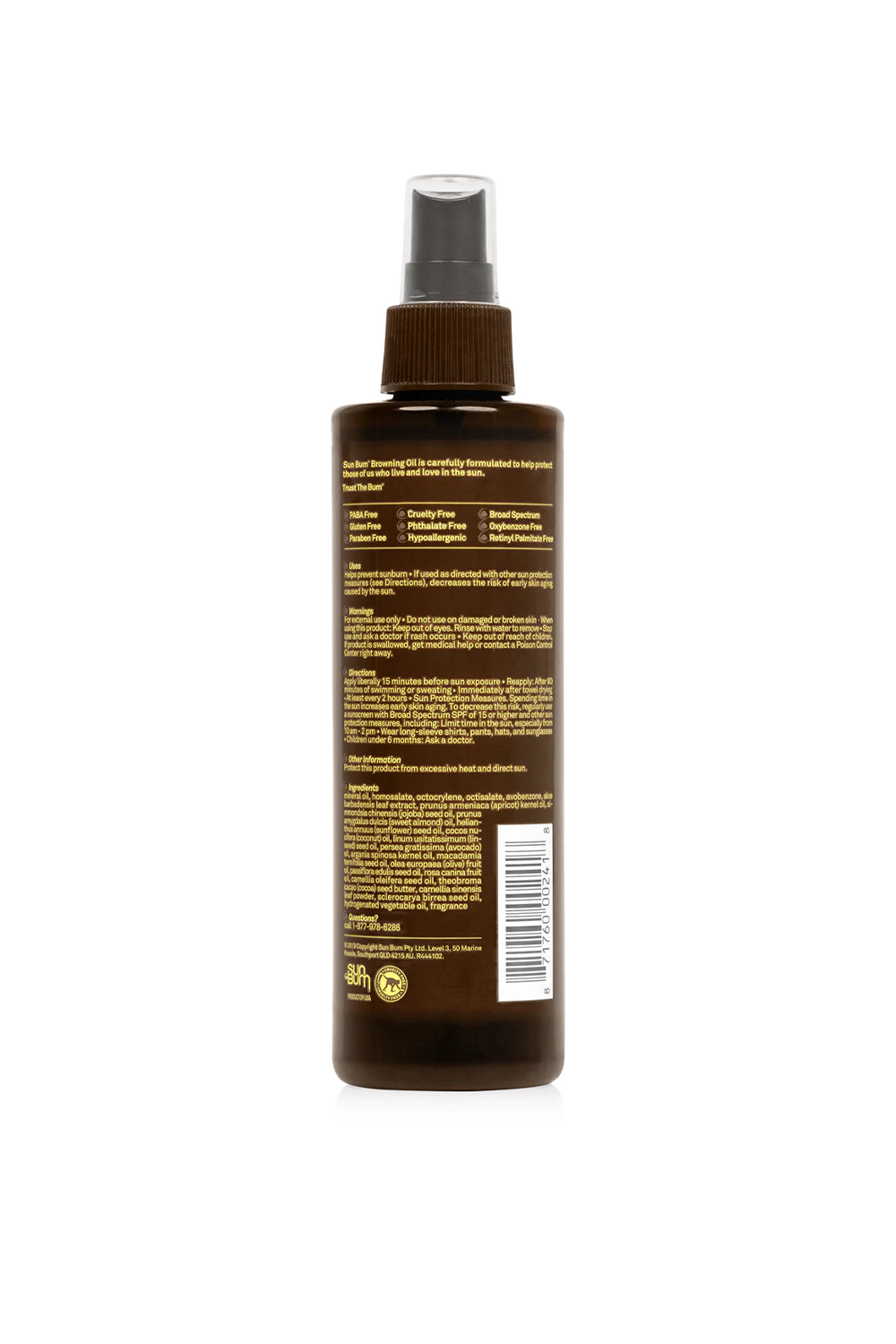 Sun Bum SPF 15 Sunscreen Browning Oil