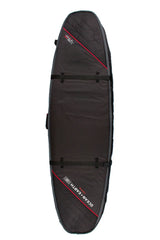 Ocean & Earth Quad Coffin Shortboard Cover Black/Red - 7'6"