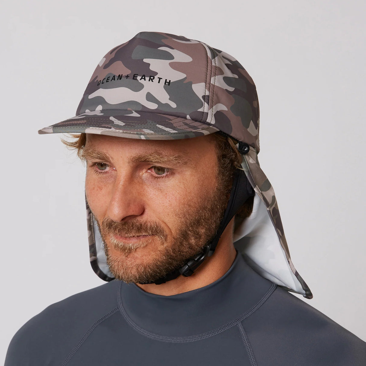 Ocean & Earth Mens Bingin Lightweight Legionnaire Surf Cap