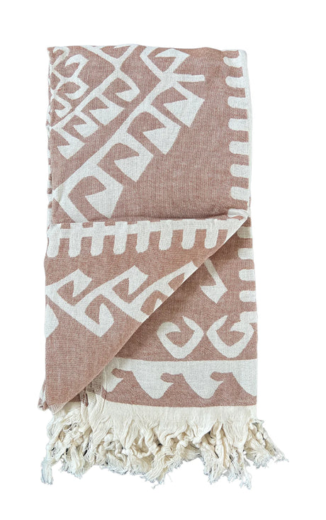 Salty Shadows Aztec Turkish Towel
