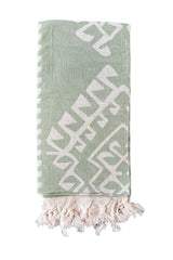 Salty Shadows Aztec Turkish Towel