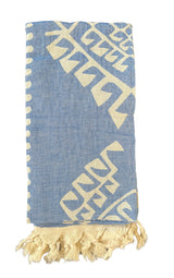 Salty Shadows Aztec Turkish Towel