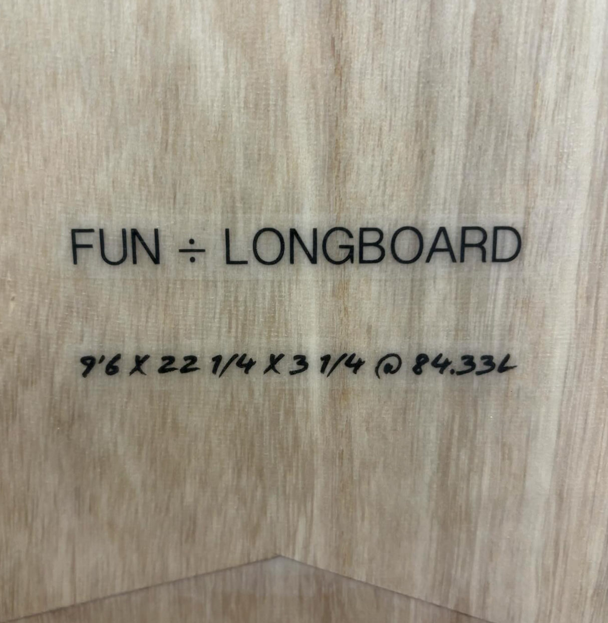 9'6 Aloha Fun Division Longboard #5944 - Used Surfboard