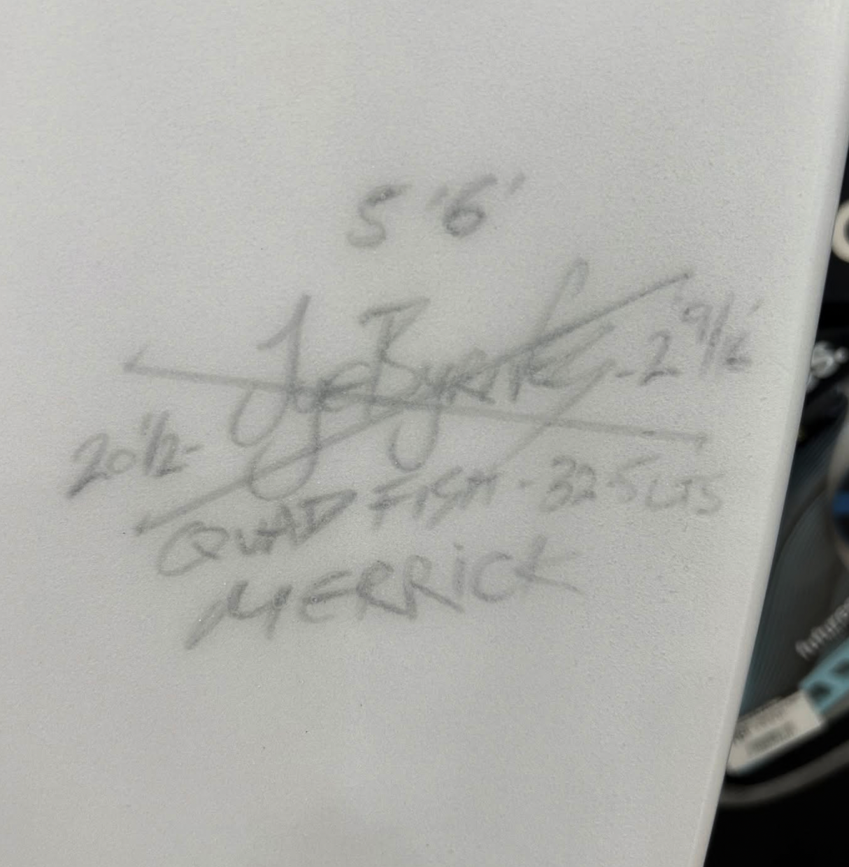 5'6 Jye Byrnes Quad Fish #7830 - Used Surfboard