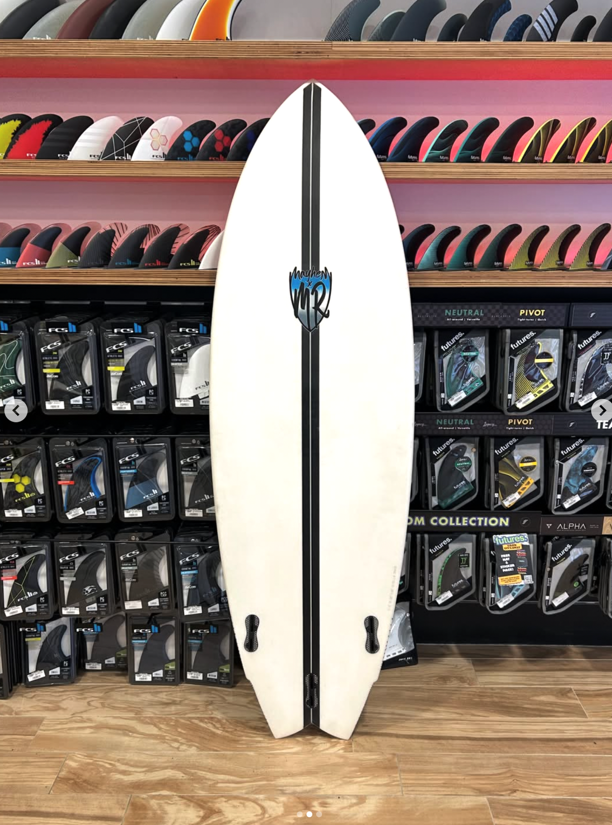 5'10 MR x Mayhem Cali Twin Lightspeed EPS #8088 - Used Surfboard