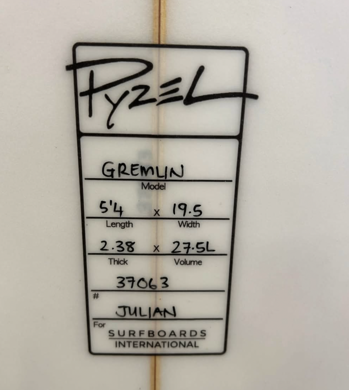 5'4 Pyzel Gremlin #8119 - Used Surfboard