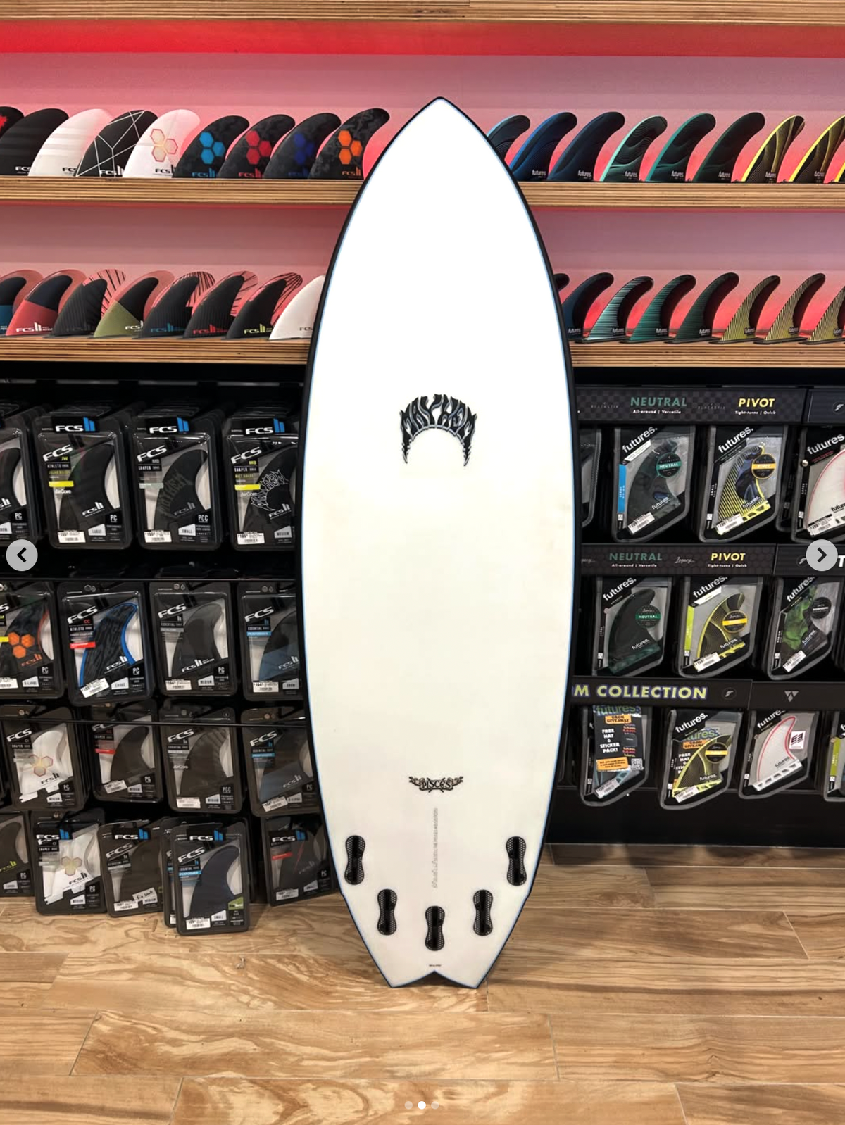 5’7 Lost Pisces Black Sheep #8168 - Used Surfboard