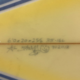 6'0 AJ Single Fin #6708 - Used Surfboard