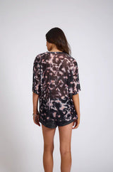 One Teaspoon Mesh Printed Kobe Tee