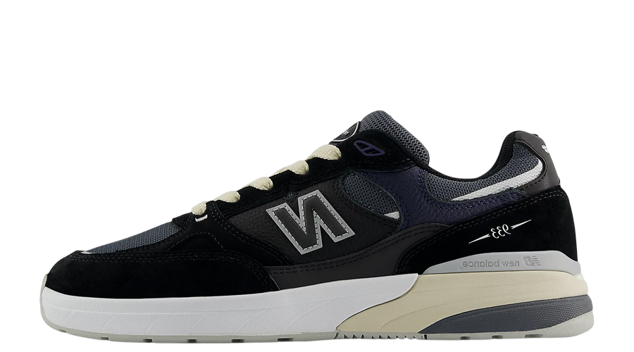 New Balance Numeric 933 X Andrew Reynolds Shoes - Black/Eclipse