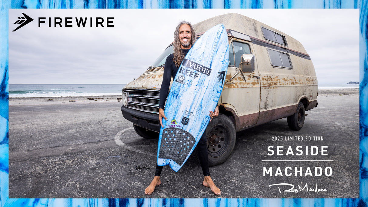Firewire Seaside Helium 2 Surfboard - Limited Edition Blue Swirl