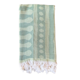 Salty Shadows Stripe Two Tone Turkish Towel