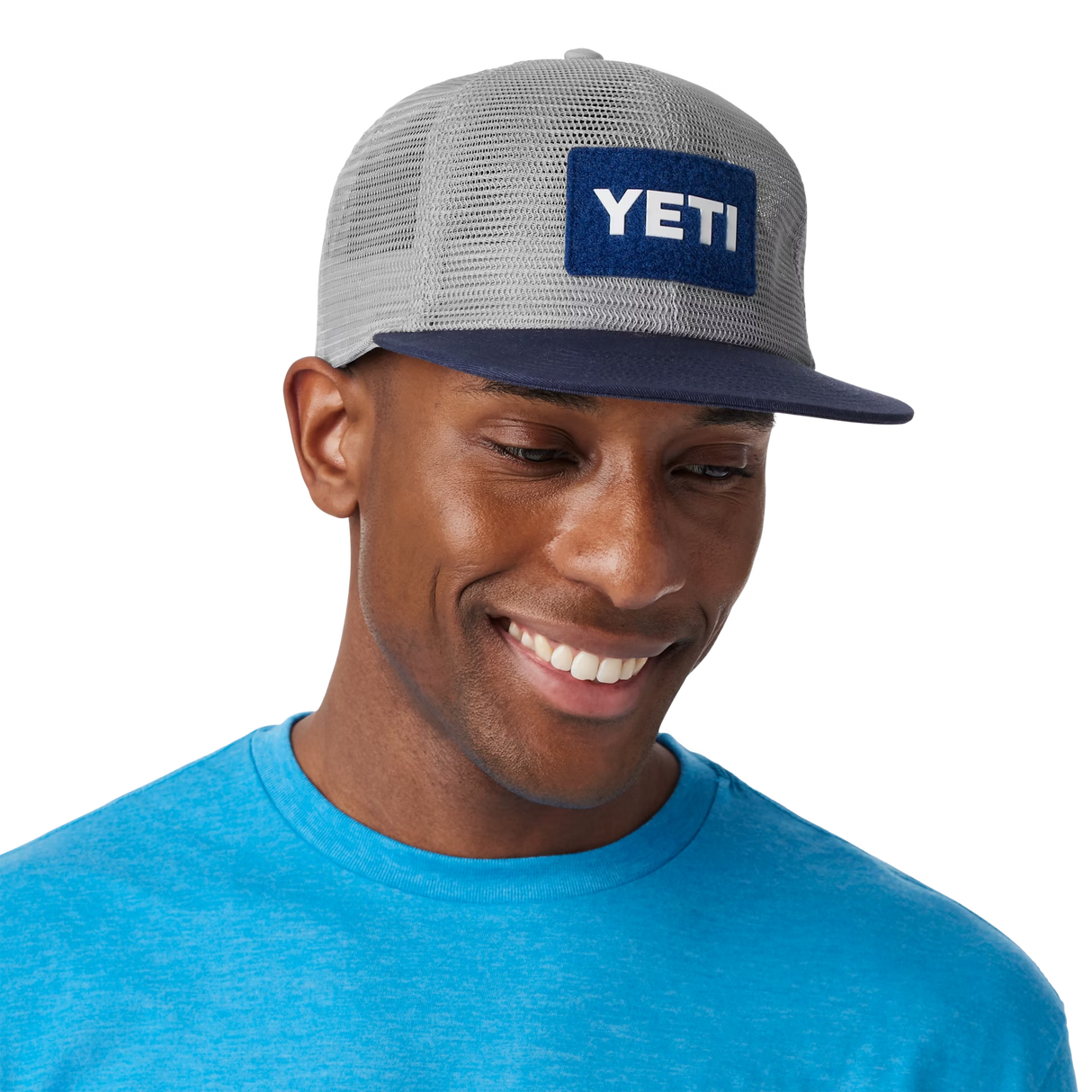 YETI Velcro Badge Flat Brim Mesh Hat