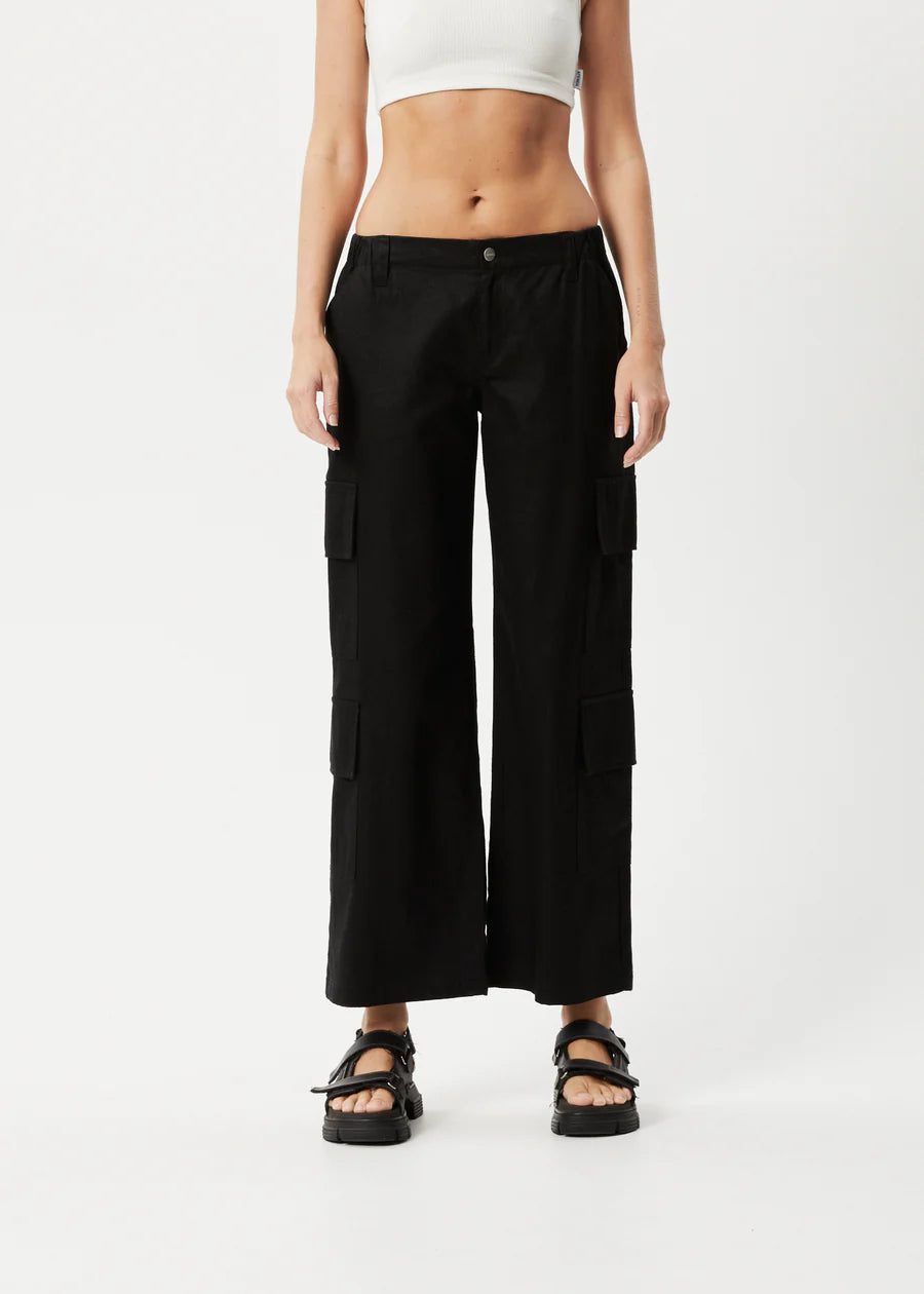 Afends Womens Midnight Cargo Pants