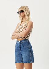 Afends Womens Maia Recycled Rib Singlet