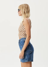 Afends Womens Maia Recycled Rib Singlet