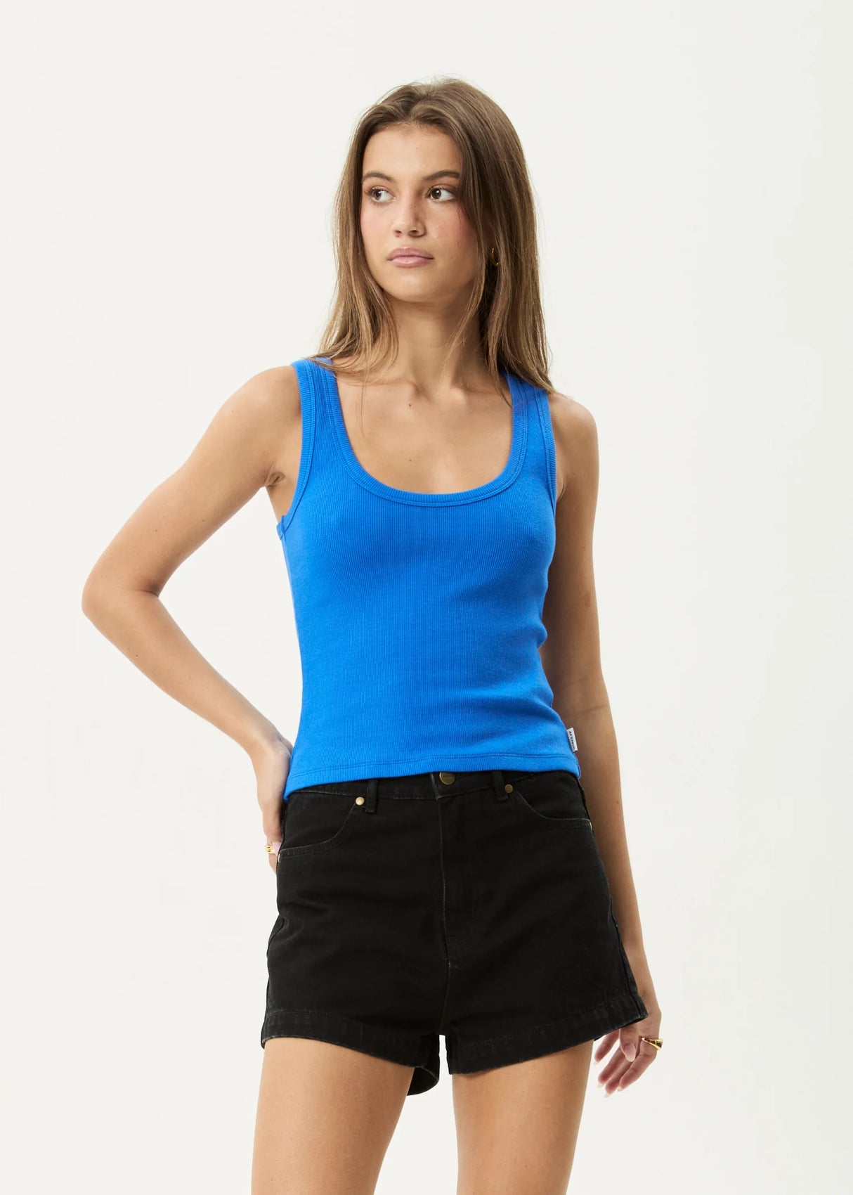 Afends Womens Layden Rib Singlet